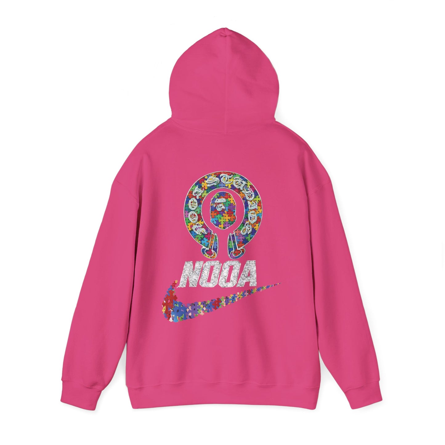 NOOA Floral Logo Hoodie - Colorful Nike Swoosh Pullover