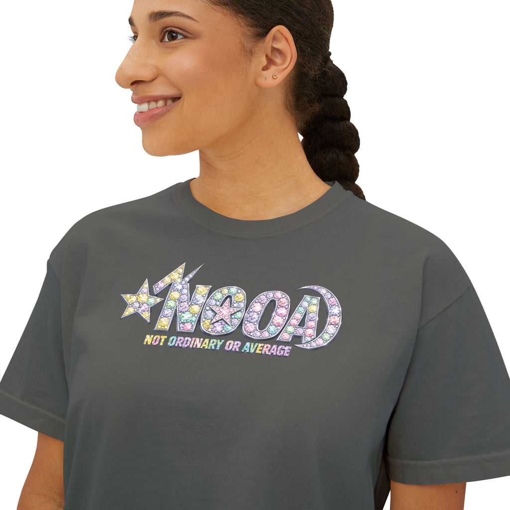 SIPPIN EASTER CROPPED TEE