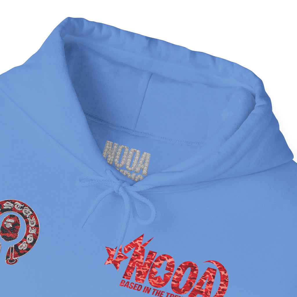 NOOA 'Based in the Trenches' Graphic Hoodie — Retro Star Logo Pullover