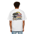 Nooa Studios Graphic Tee — Retro Logo Patch Oversized T-Shirt