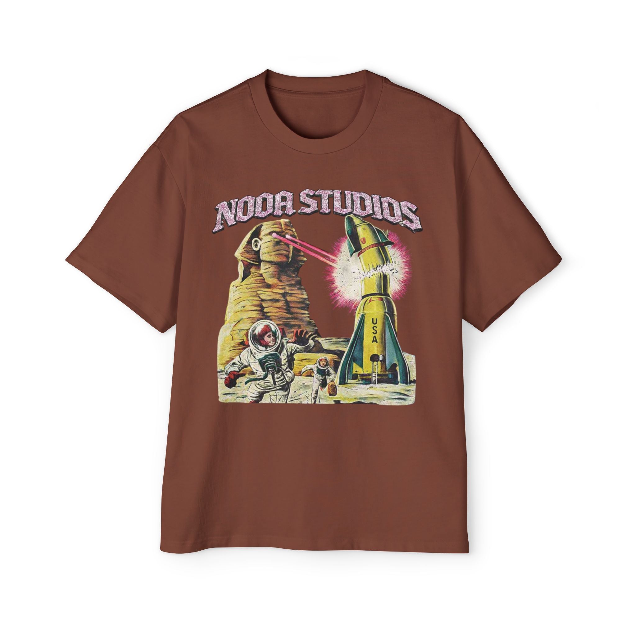 Vintage Space Tour T‑Shirt — "Nooa Studios 2026 World Tour" Graphic Tee