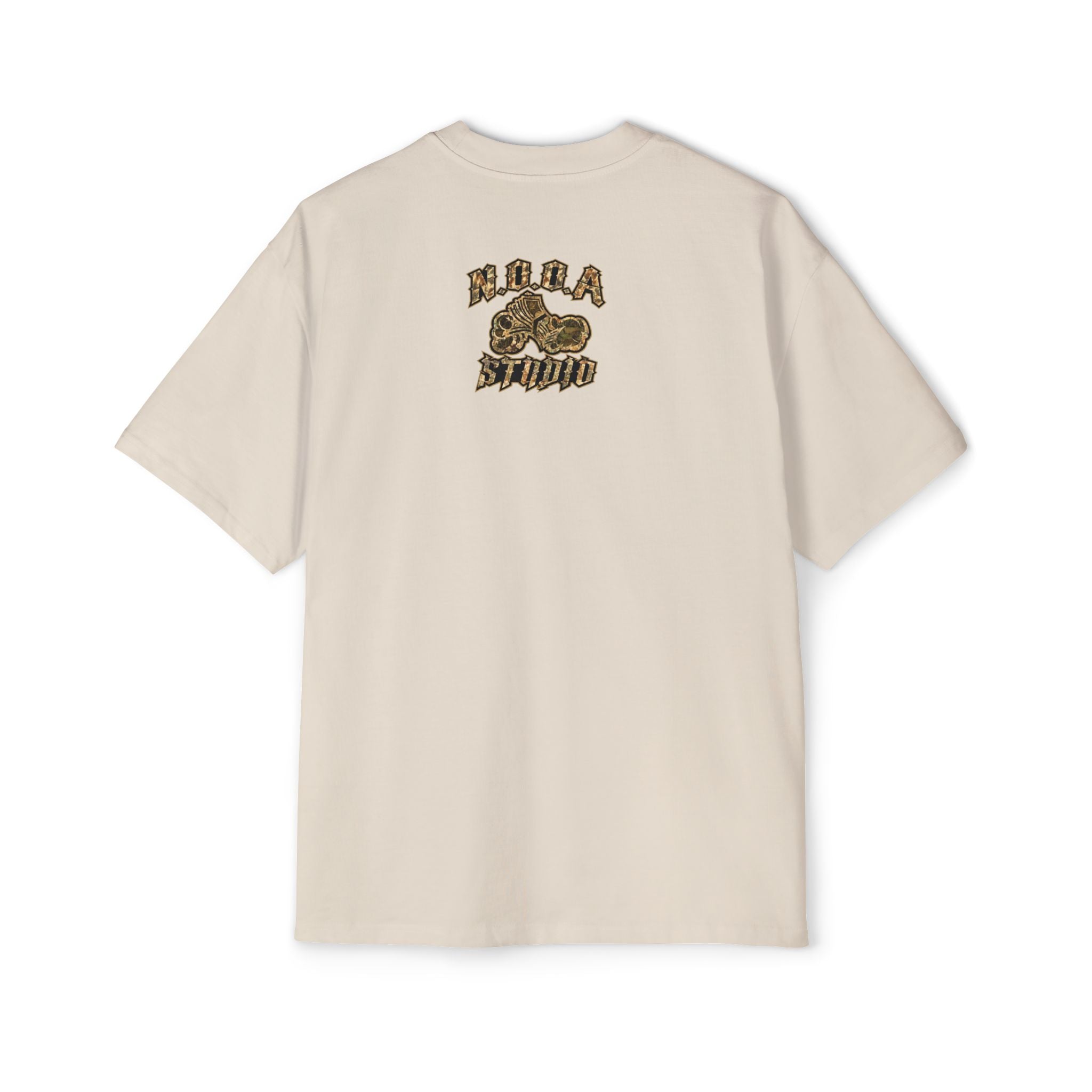 Men's Oversized Tee — Retro Hip-Hop Collage "Don't Let it Move" Graphic
