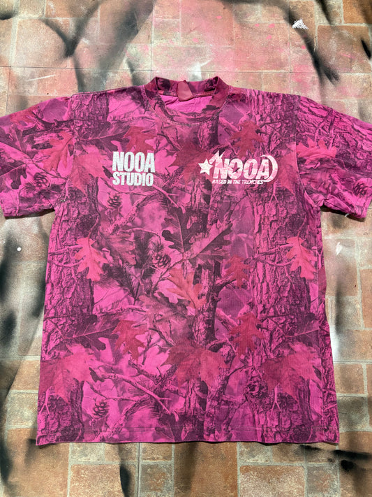 Dyed Pink Camo Tee