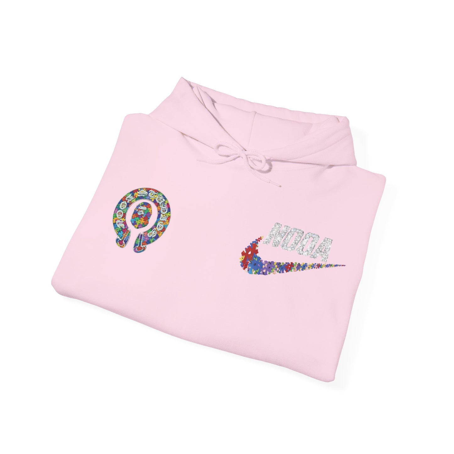 NOOA Floral Logo Hoodie - Colorful Nike Swoosh Pullover
