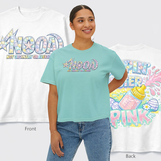 SIPPIN EASTER CROPPED TEE