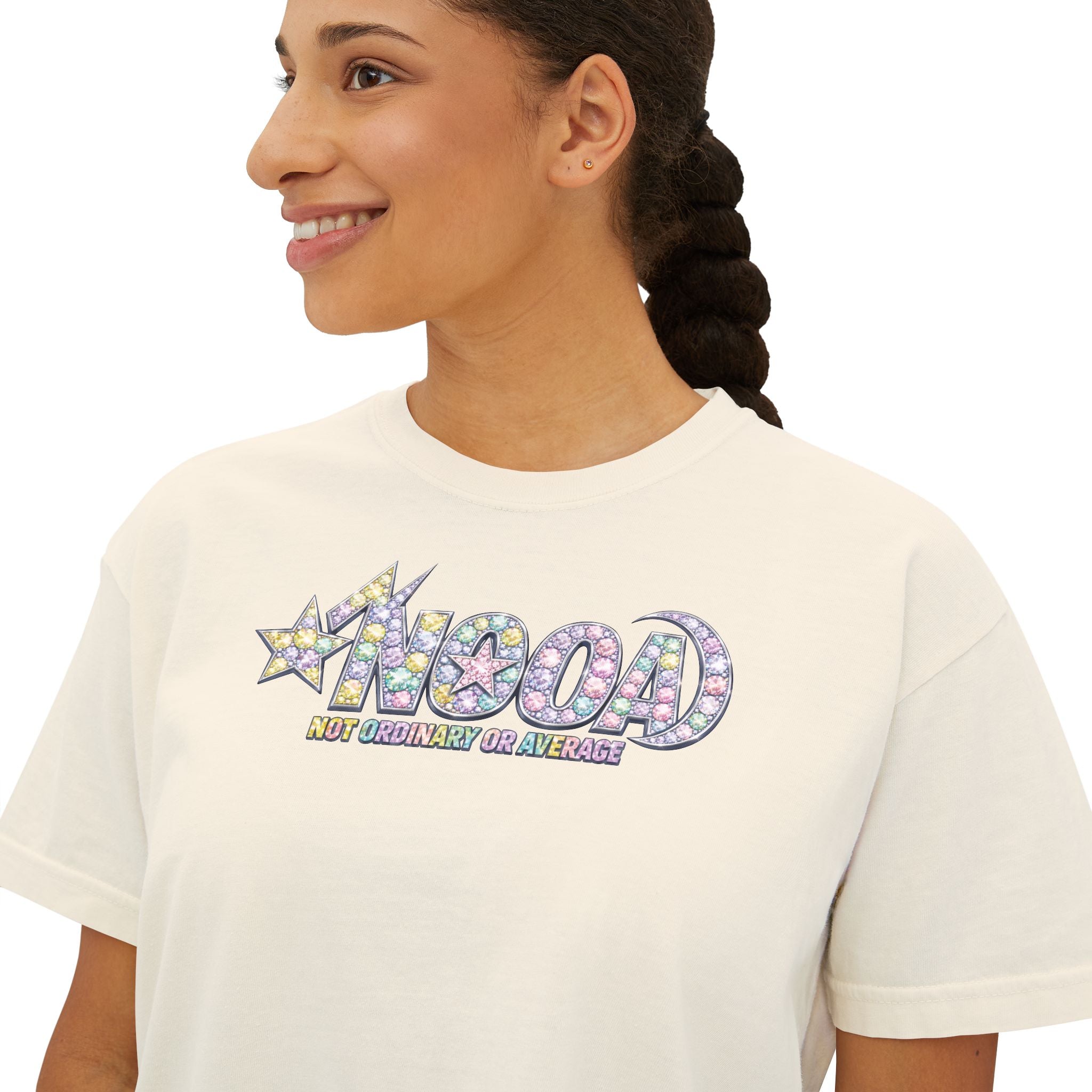 SIPPIN EASTER CROPPED TEE