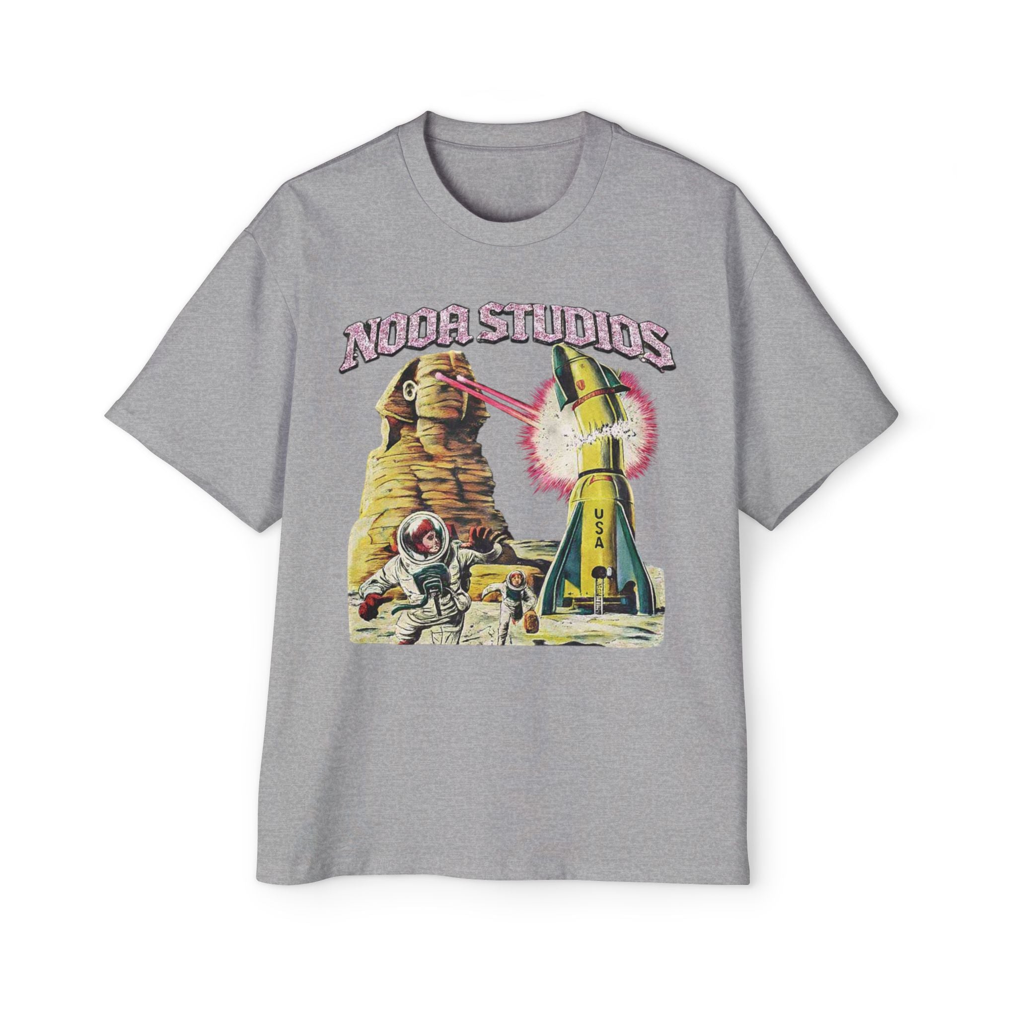 Vintage Space Tour T‑Shirt — "Nooa Studios 2026 World Tour" Graphic Tee