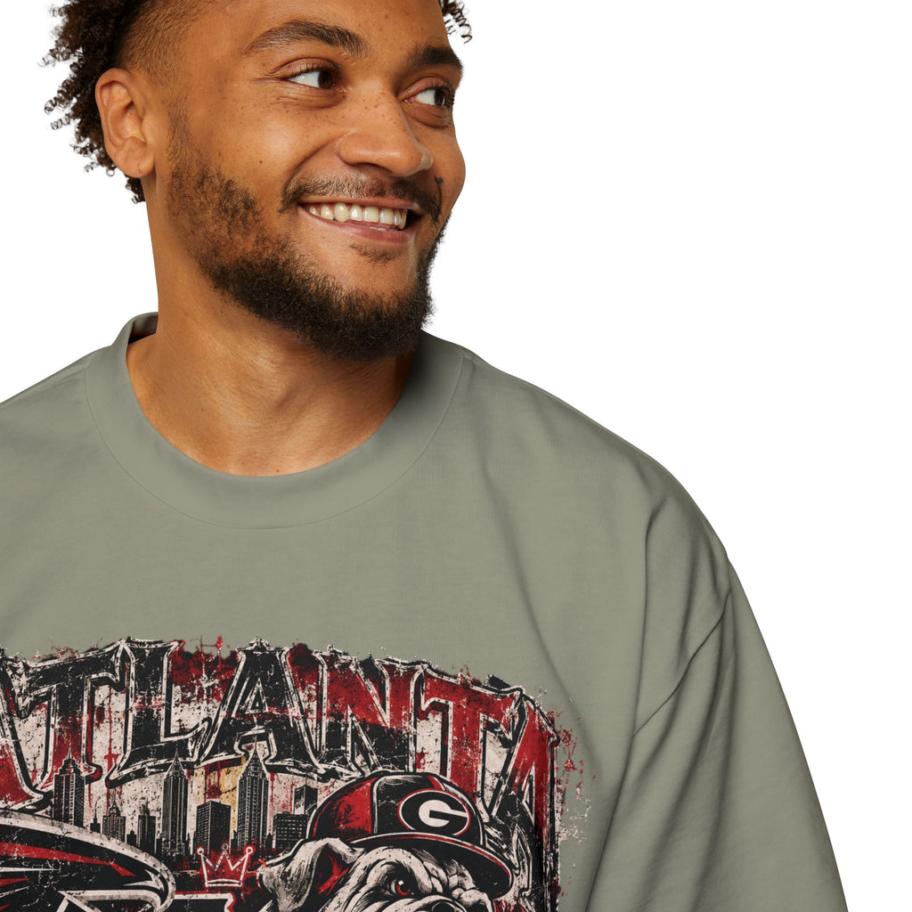 Atlanta Sports Graphic Tee - Falcons & Braves Vintage Mashup