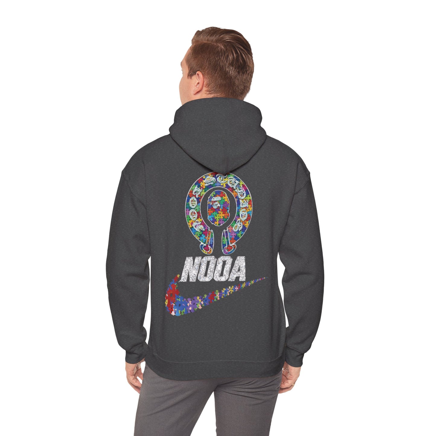 NOOA Floral Logo Hoodie - Colorful Nike Swoosh Pullover
