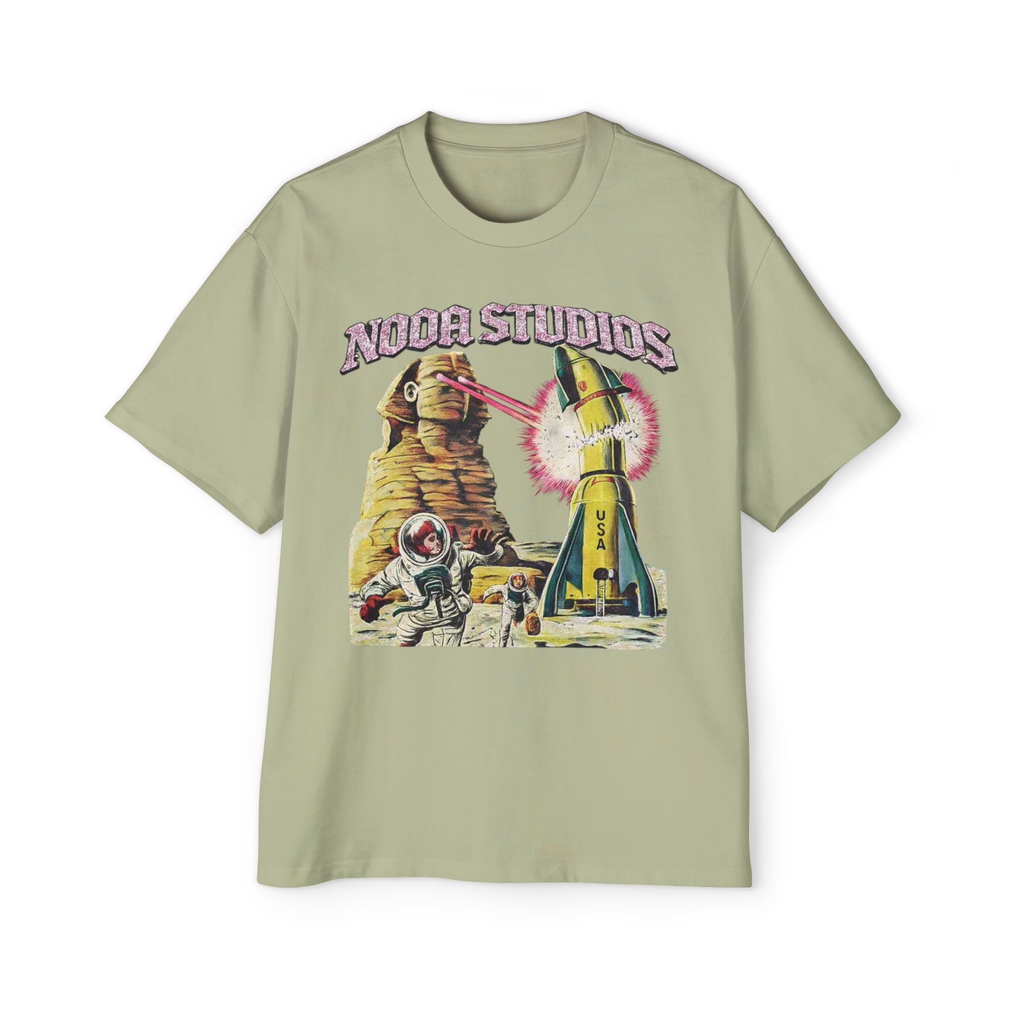 Vintage Space Tour T‑Shirt — "Nooa Studios 2026 World Tour" Graphic Tee