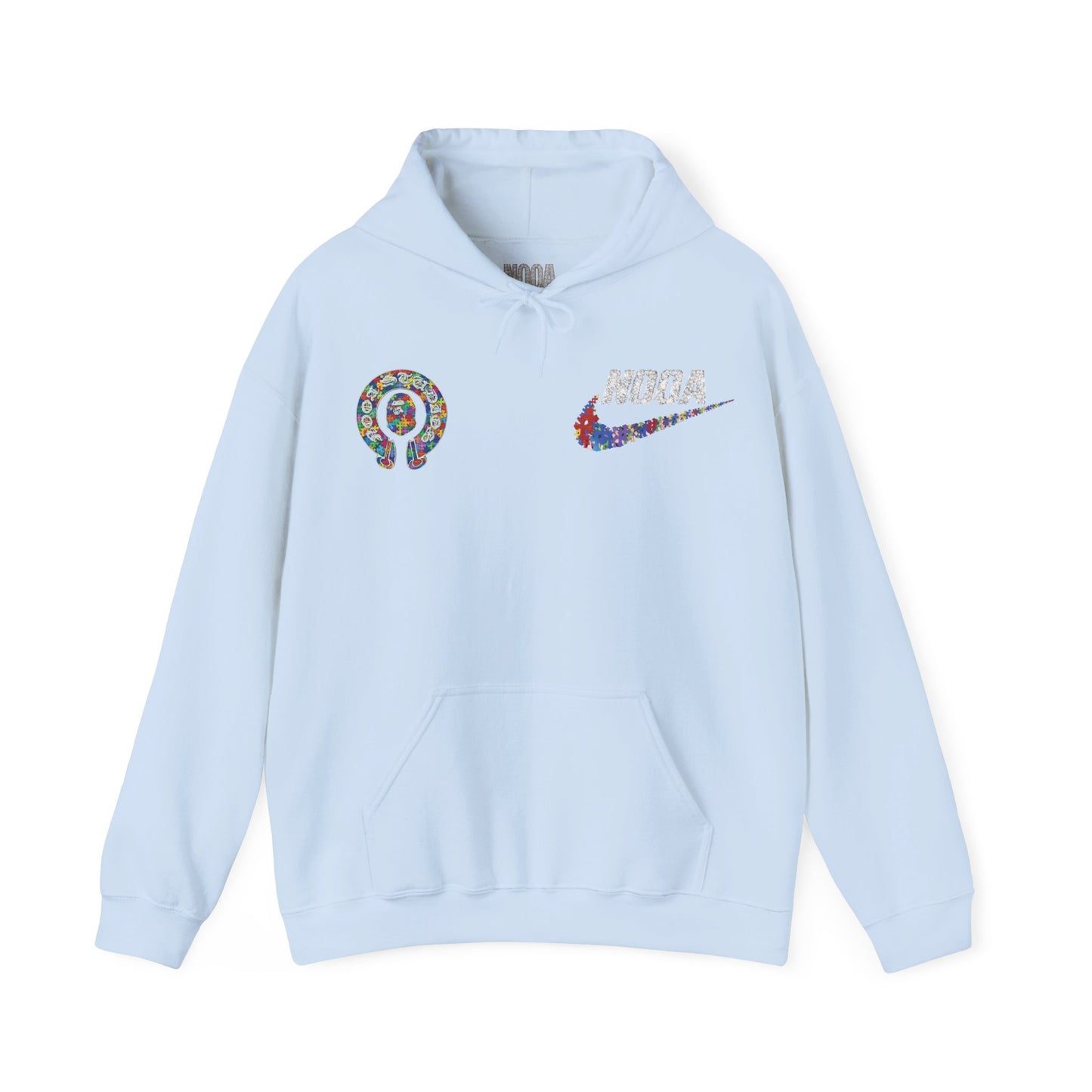 NOOA Floral Logo Hoodie - Colorful Nike Swoosh Pullover