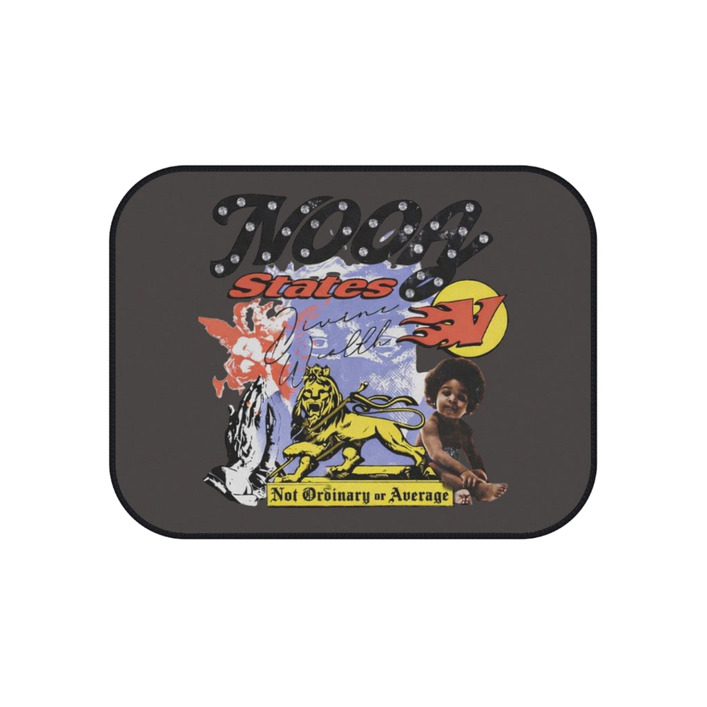 NOOA Graphic Car Floor Mats (Set of 4) — Retro Collage Auto Mat