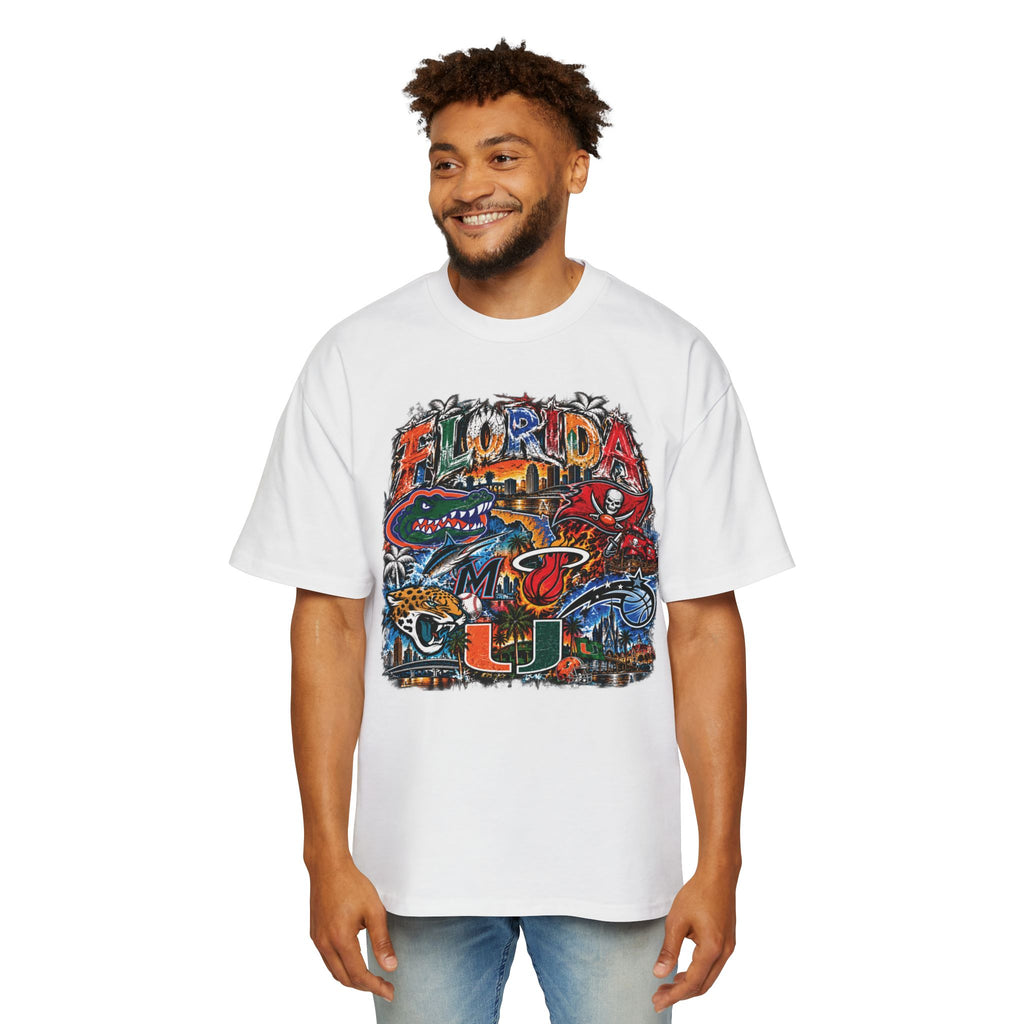 Florida Vintage Collage Tee — University of Miami Hurricanes Graphic Shirt
