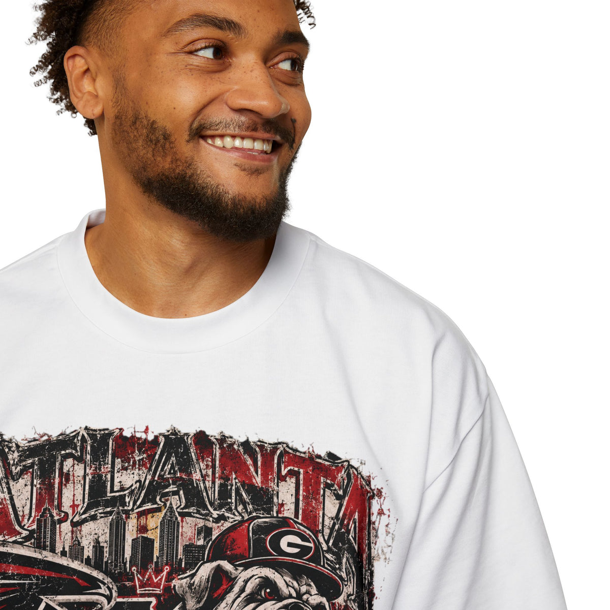 Atlanta Sports Graphic Tee - Falcons & Braves Vintage Mashup