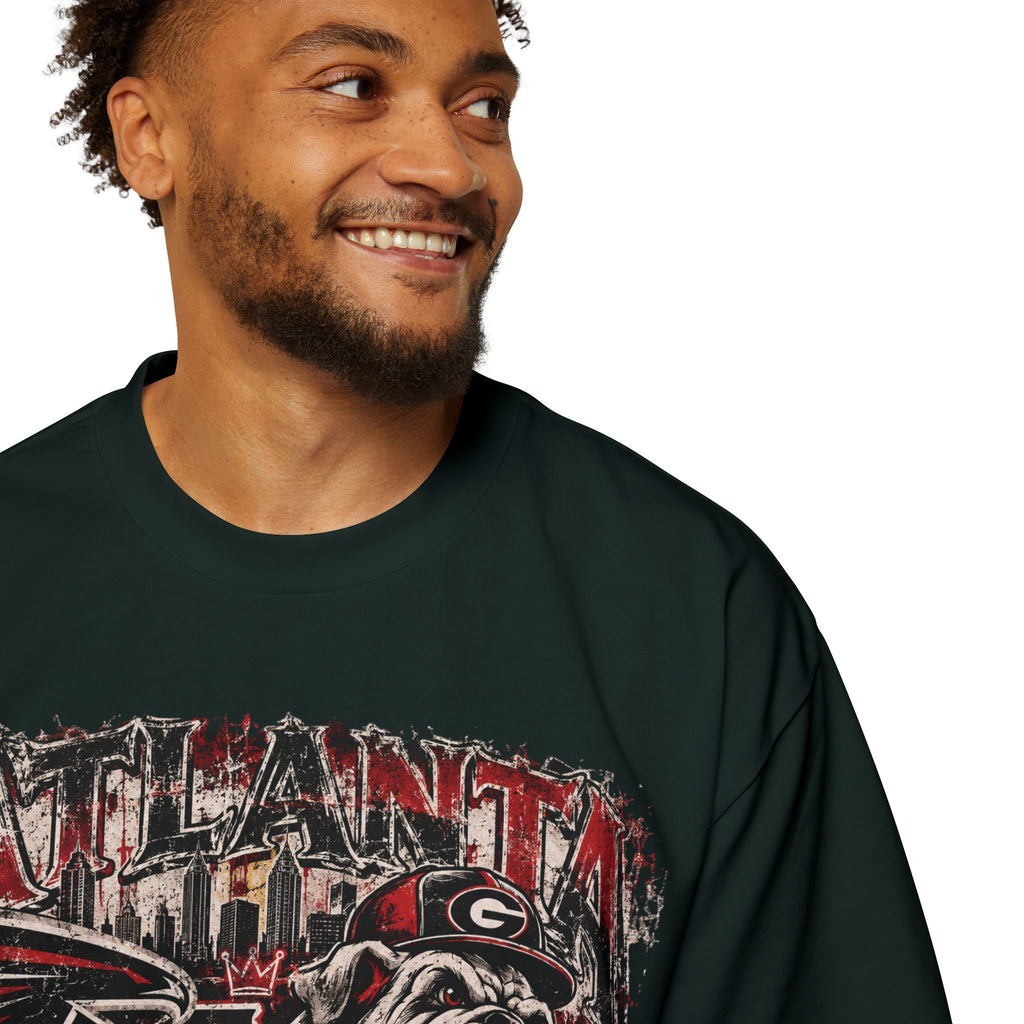 Atlanta Sports Graphic Tee - Falcons & Braves Vintage Mashup