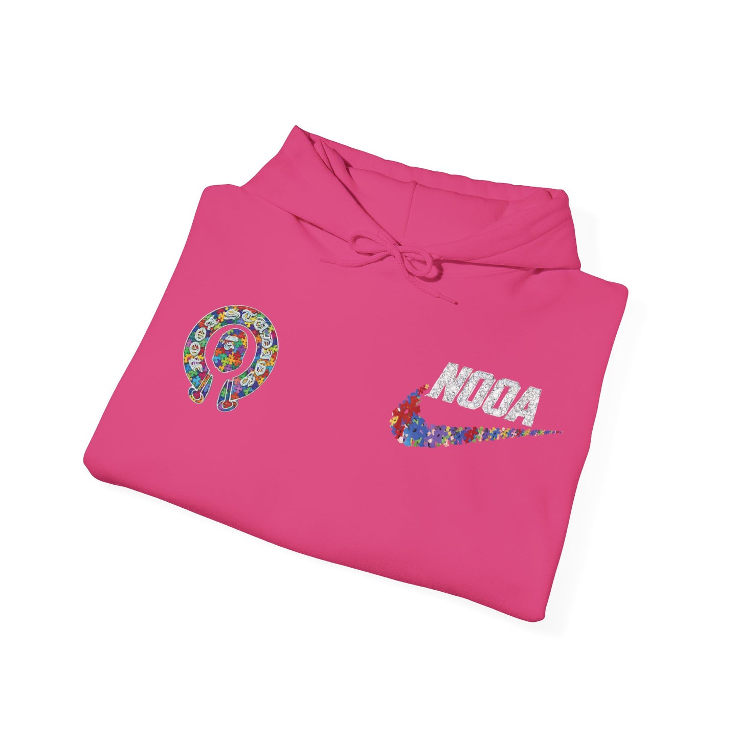 NOOA Floral Logo Hoodie - Colorful Nike Swoosh Pullover