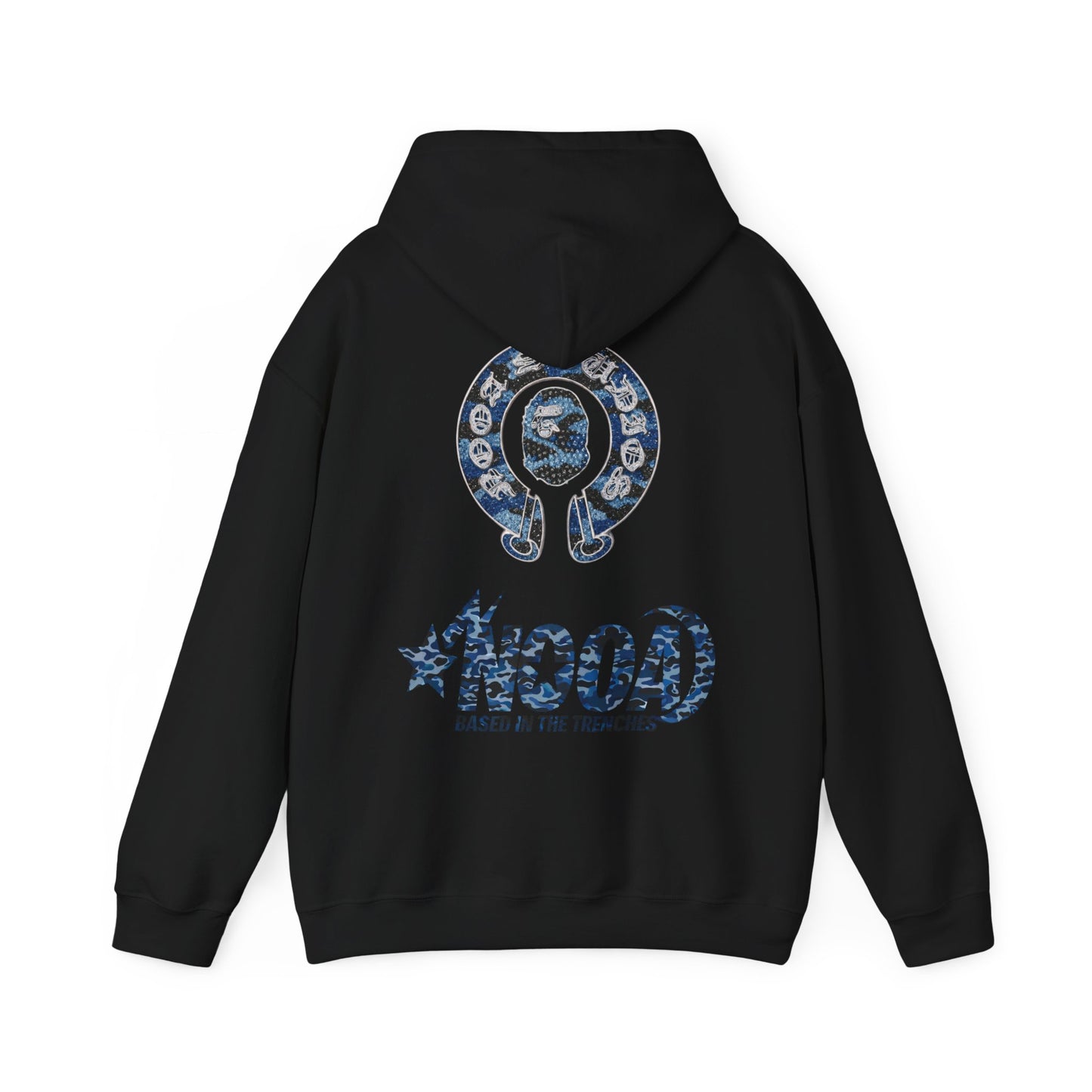 NOOA Logo Hoodie — 'Based in the Trenches' Graphic Pullover
