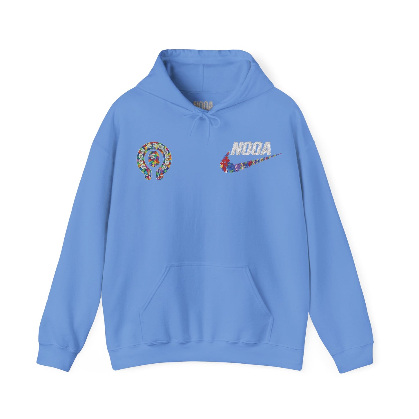 NOOA Floral Logo Hoodie - Colorful Nike Swoosh Pullover