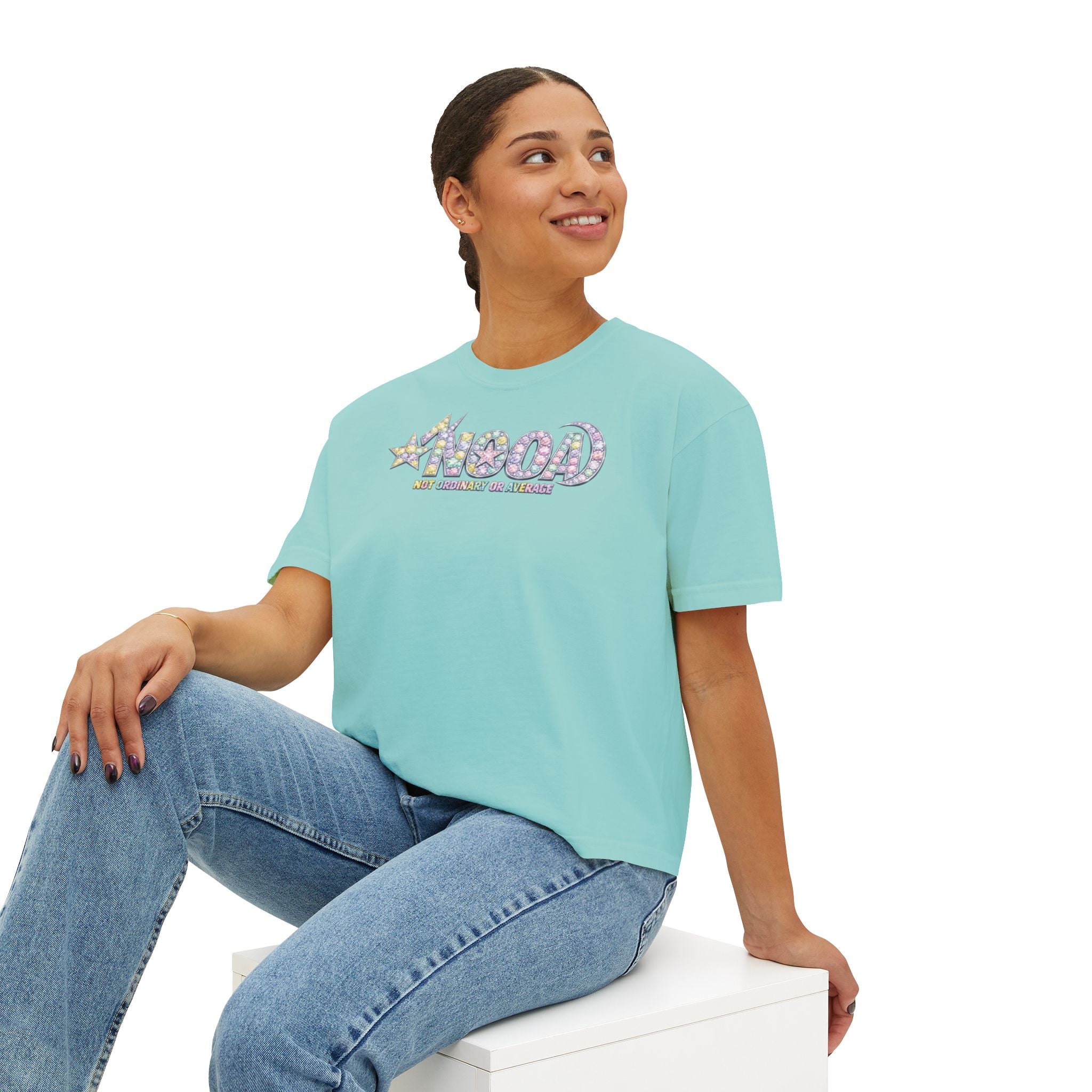 SIPPIN EASTER CROPPED TEE