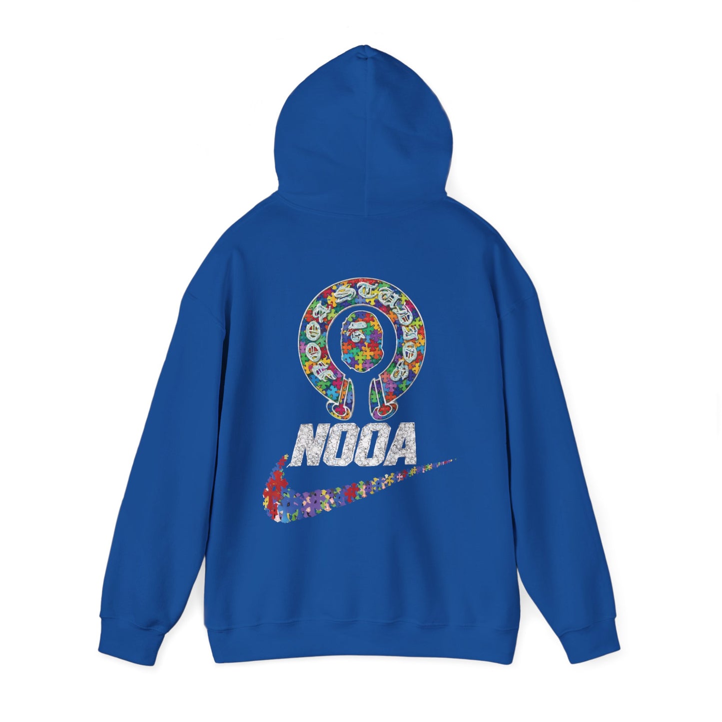 NOOA Floral Logo Hoodie - Colorful Nike Swoosh Pullover