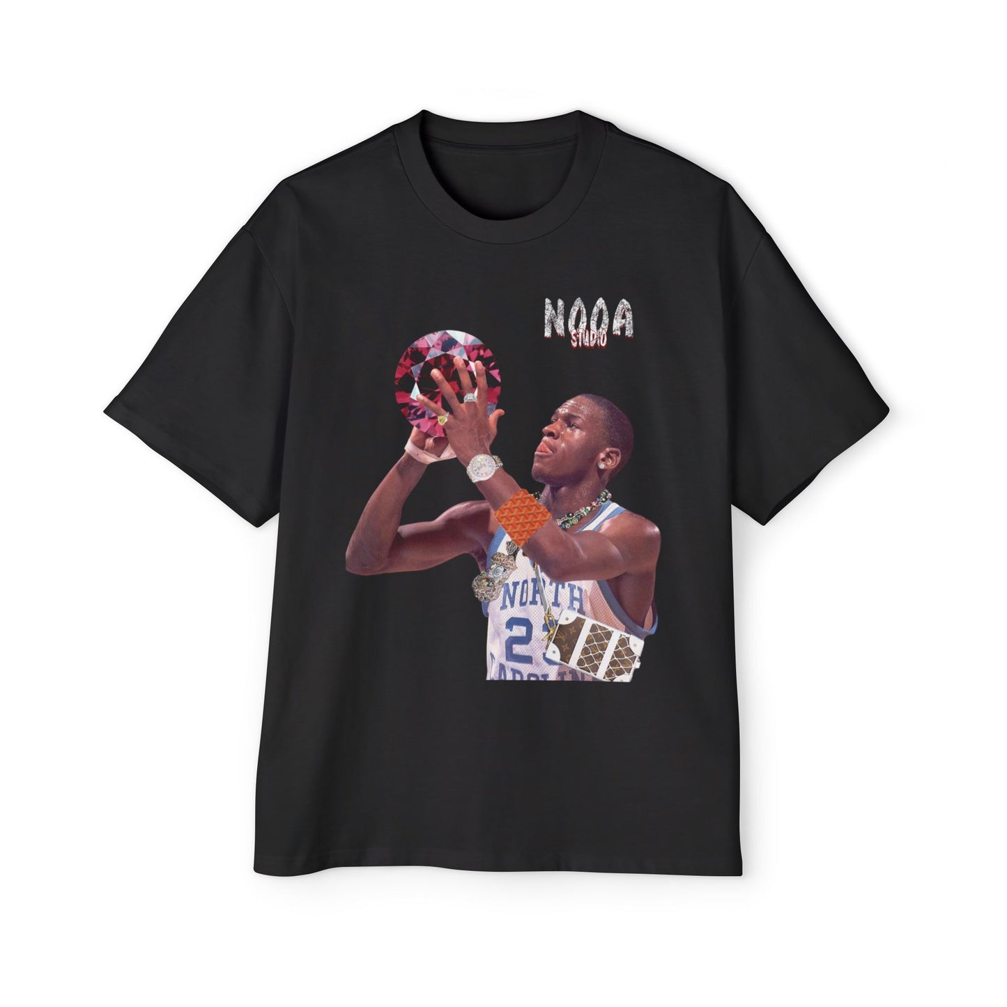 MJ COLLEGE Heavy Oversized Tee