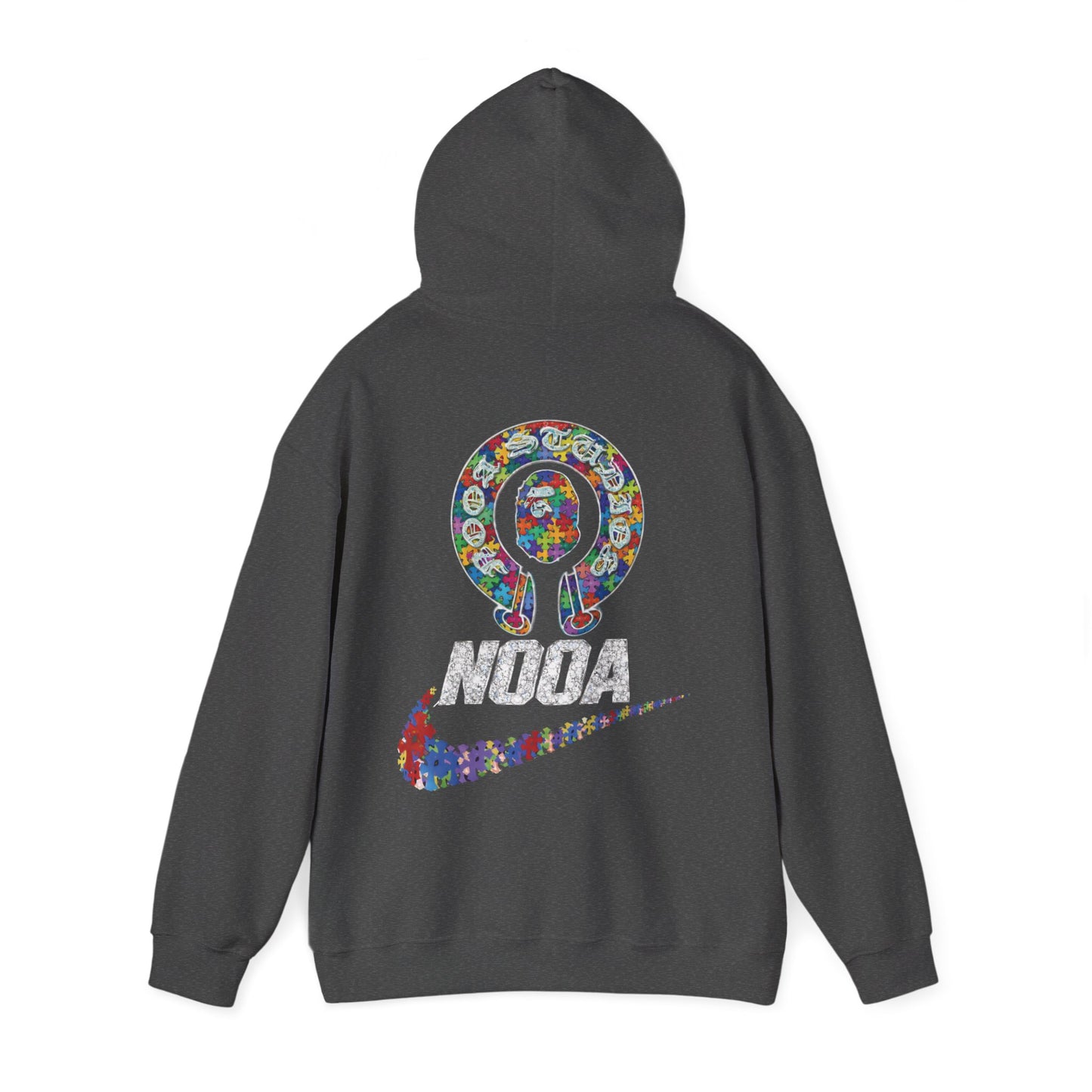 NOOA Floral Logo Hoodie - Colorful Nike Swoosh Pullover