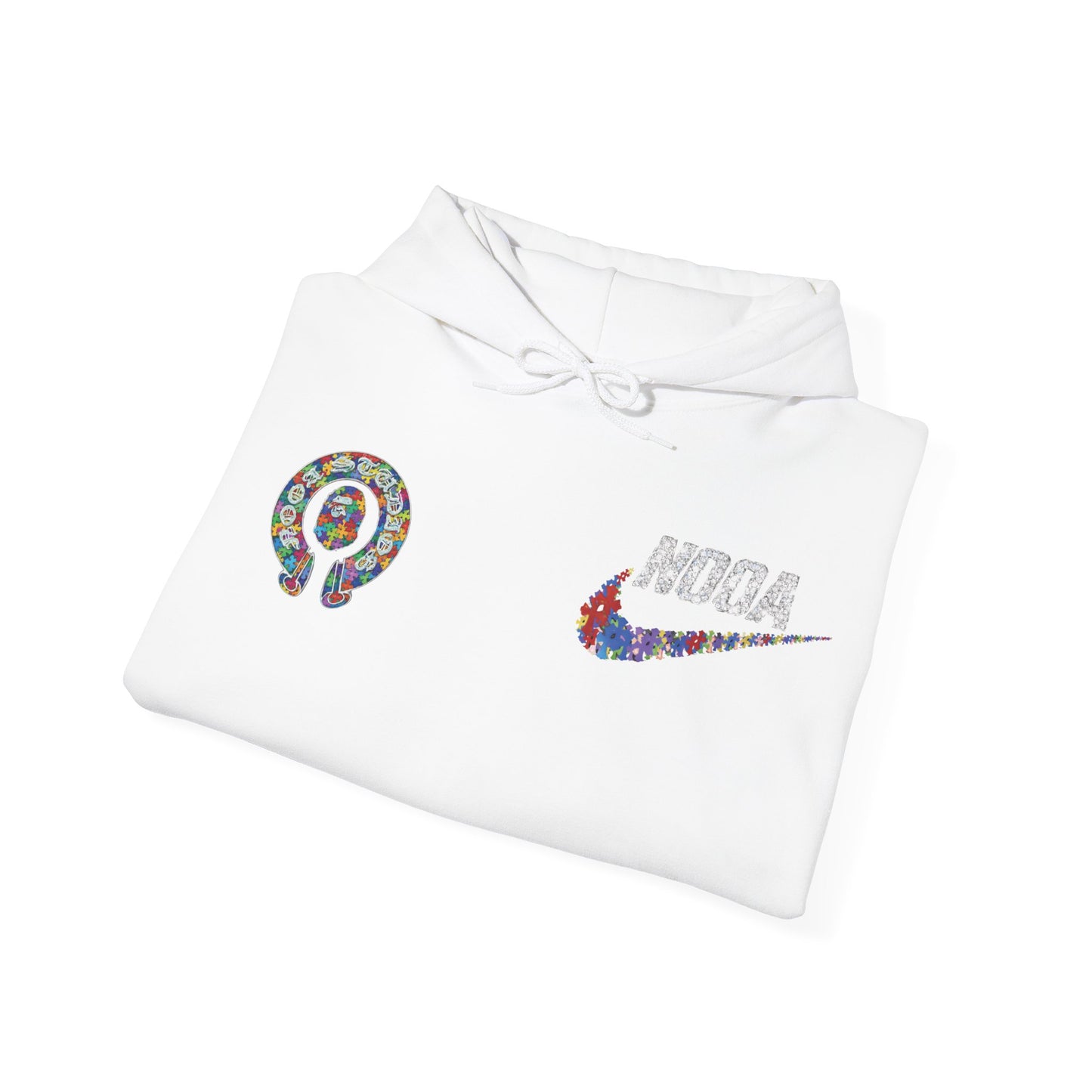 NOOA Floral Logo Hoodie - Colorful Nike Swoosh Pullover