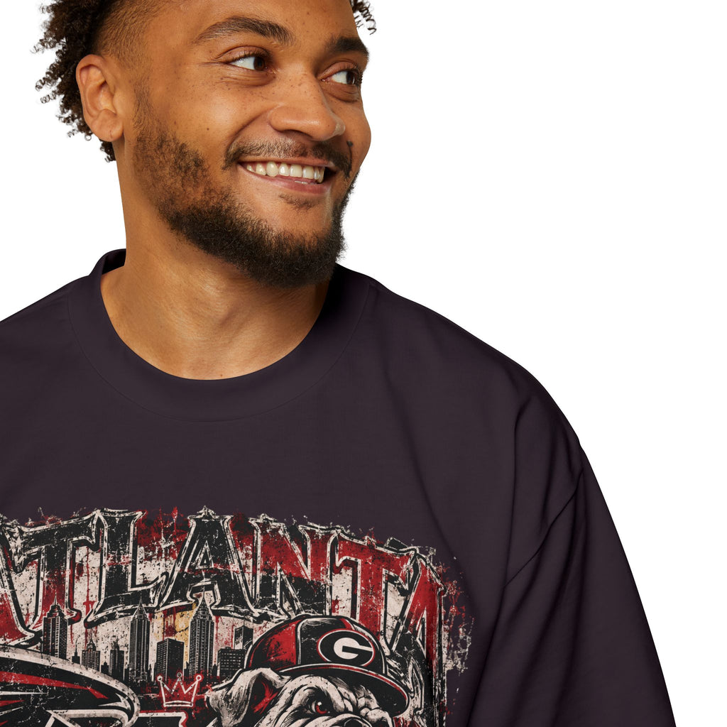 Atlanta Sports Graphic Tee - Falcons & Braves Vintage Mashup
