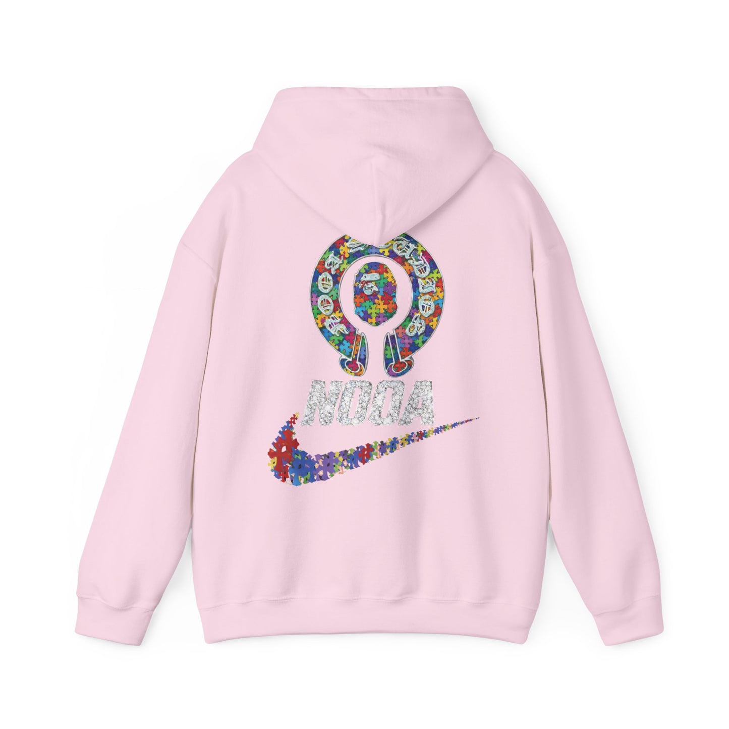 NOOA Floral Logo Hoodie - Colorful Nike Swoosh Pullover