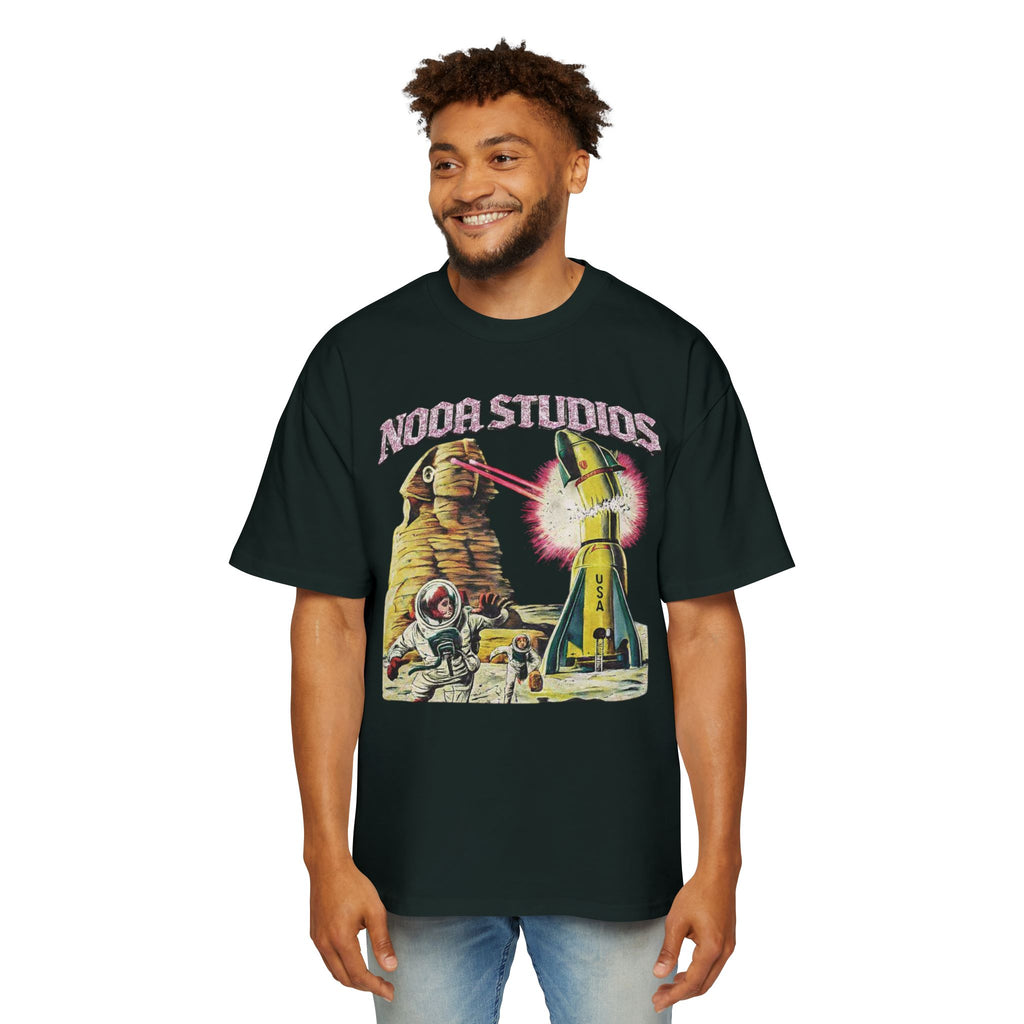 Vintage Space Tour T‑Shirt — "Nooa Studios 2026 World Tour" Graphic Tee