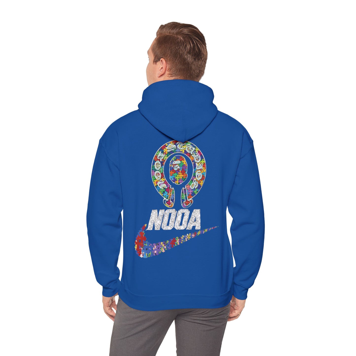 NOOA Floral Logo Hoodie - Colorful Nike Swoosh Pullover
