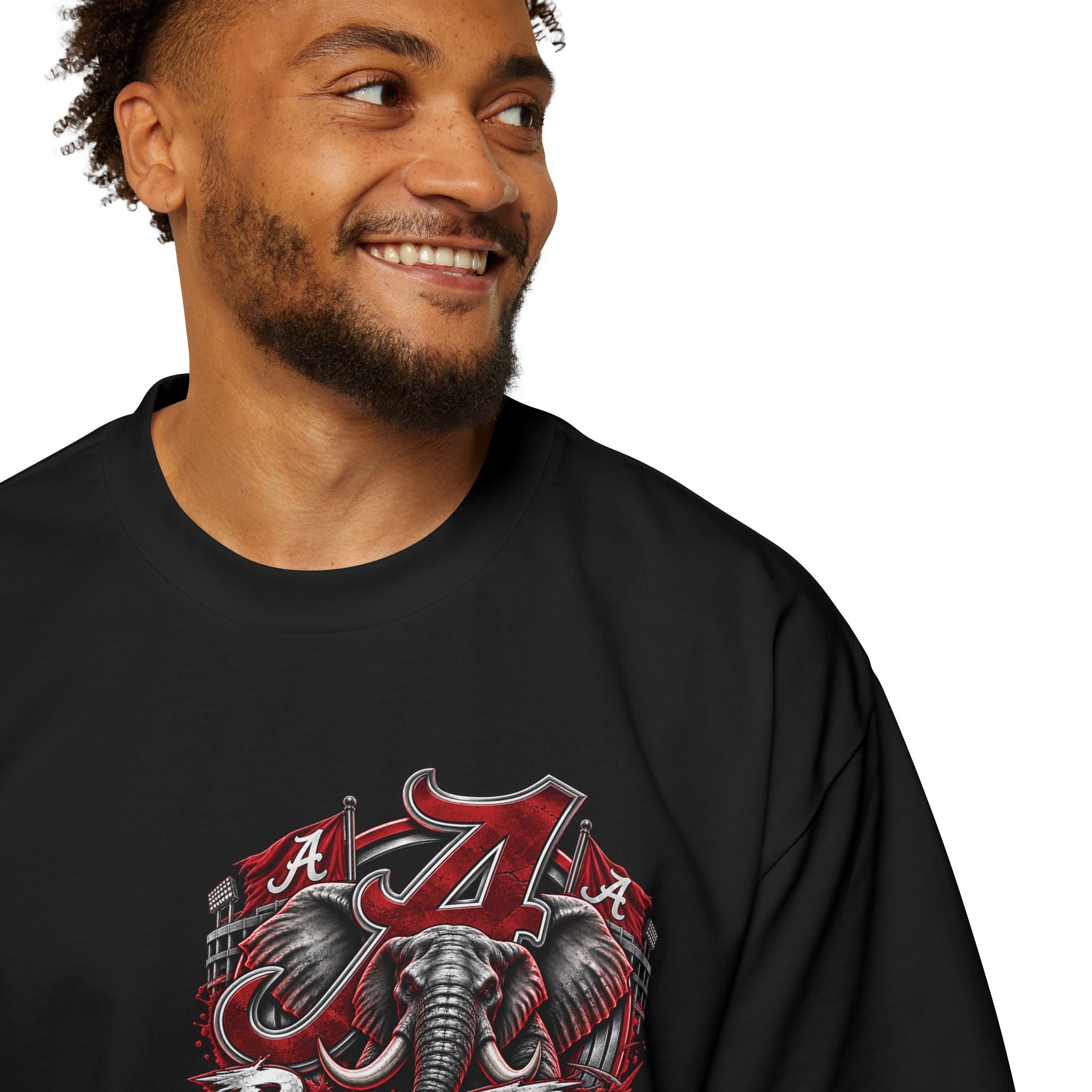 T-Shirt — 'Roll Tide' Crimson Elephant College Football Tee