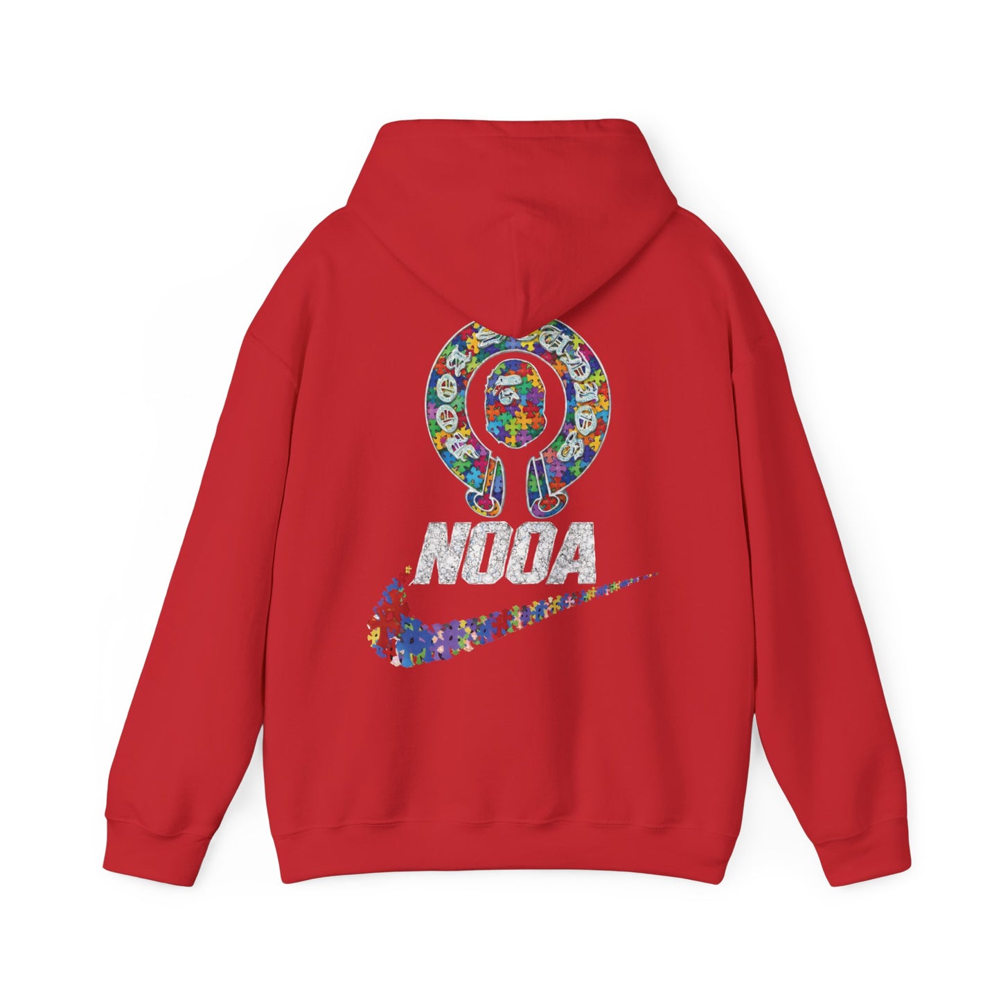 NOOA Floral Logo Hoodie - Colorful Nike Swoosh Pullover