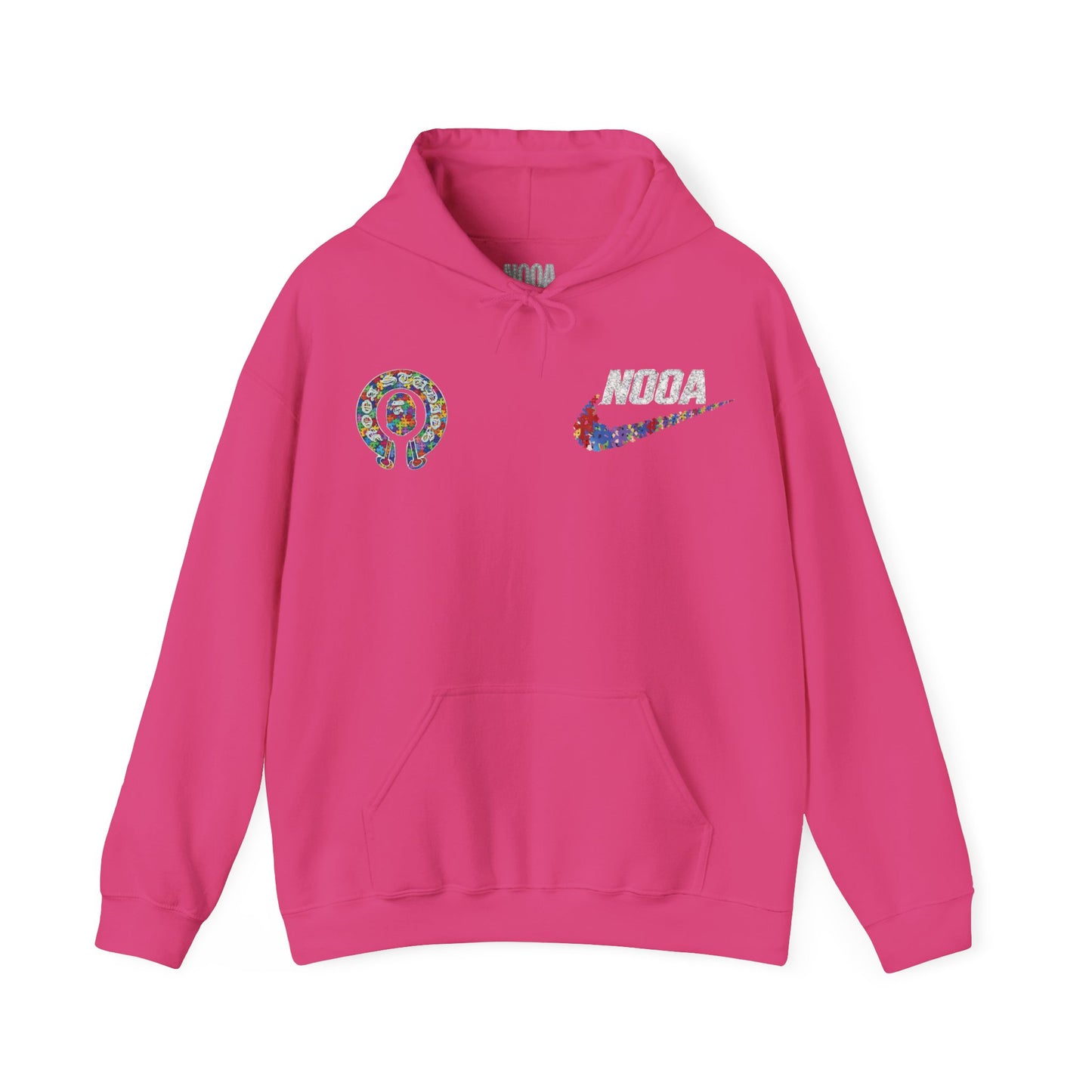 NOOA Floral Logo Hoodie - Colorful Nike Swoosh Pullover