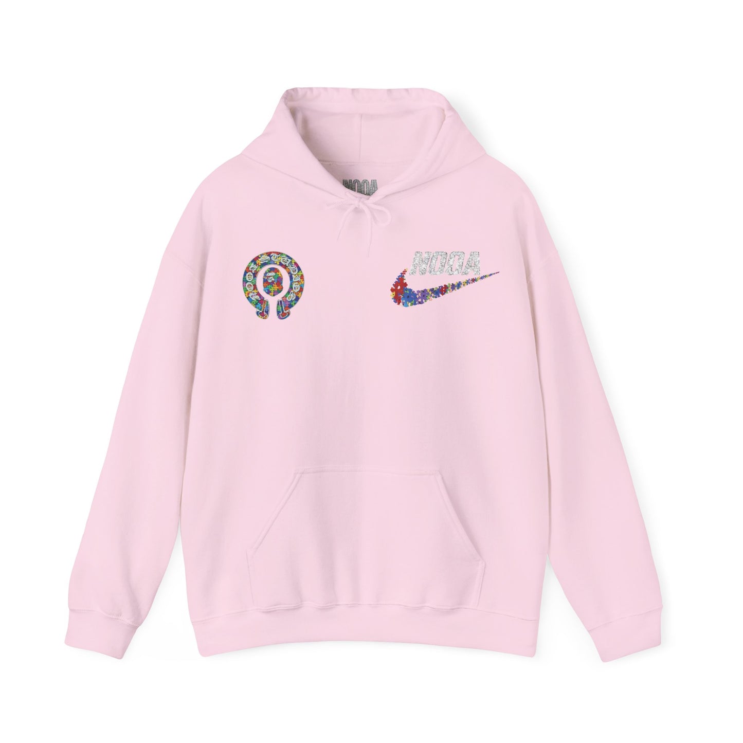 NOOA Floral Logo Hoodie - Colorful Nike Swoosh Pullover