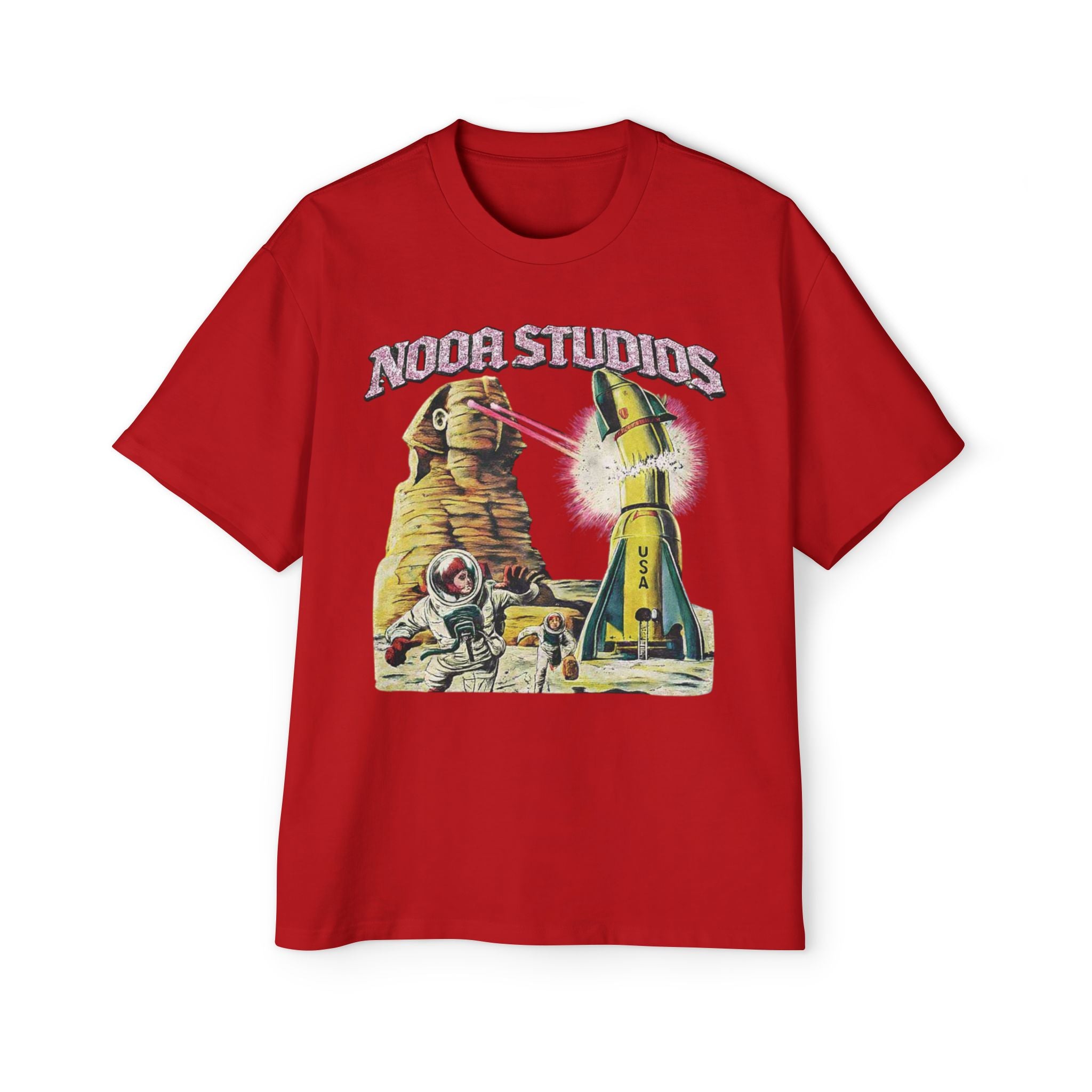 Vintage Space Tour T‑Shirt — "Nooa Studios 2026 World Tour" Graphic Tee