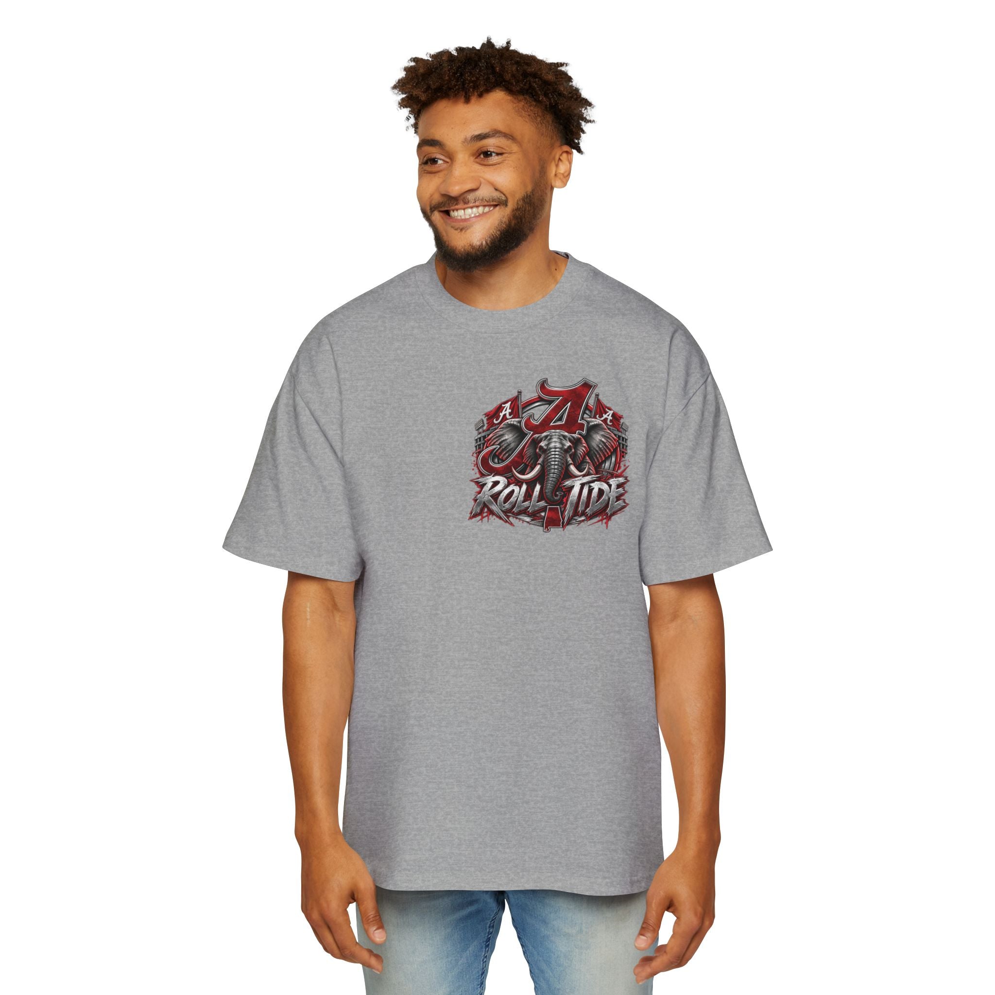 T-Shirt — 'Roll Tide' Crimson Elephant College Football Tee