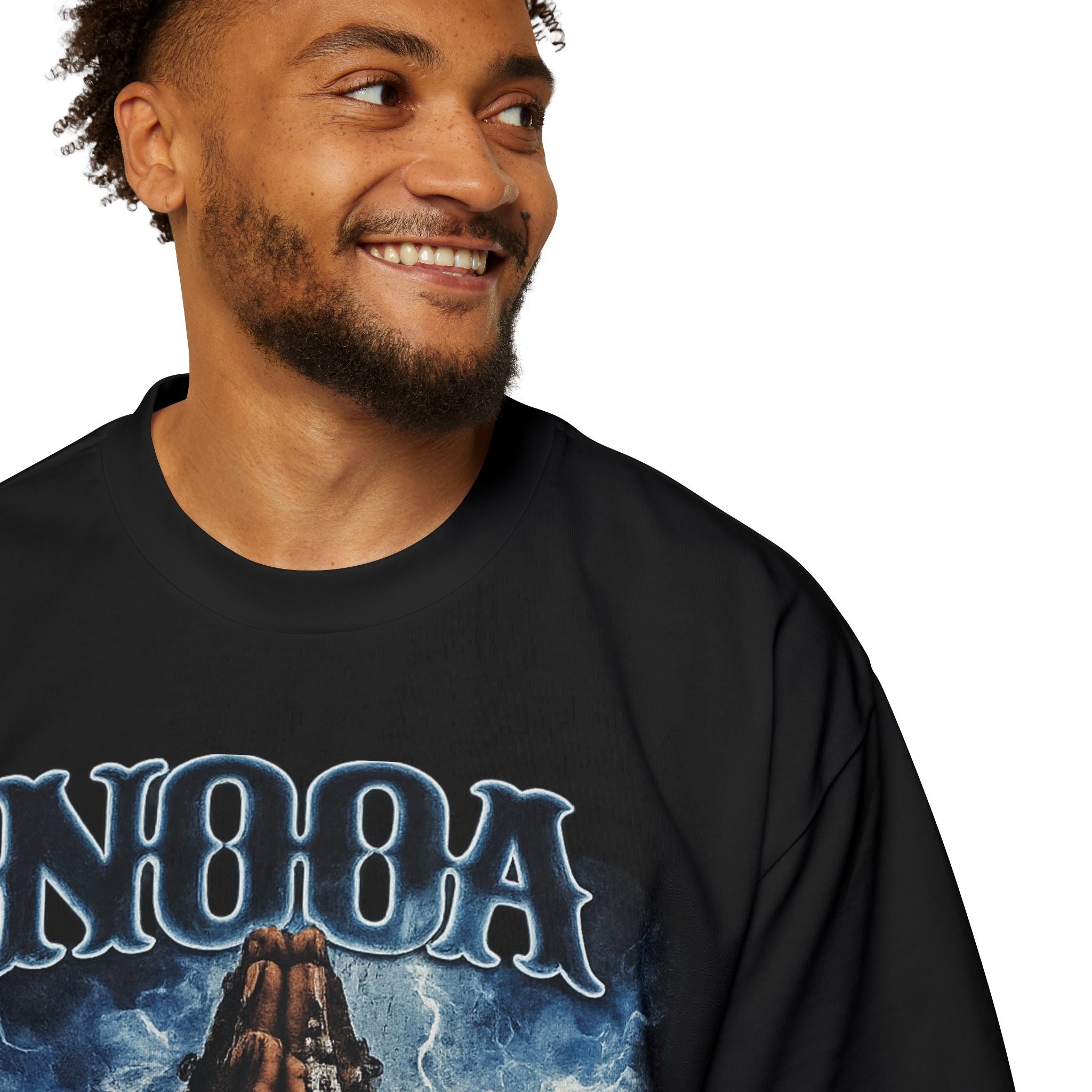 NOOA 'Faith Over Fear' Graphic Tee — Not Ordinary or Average Lightning Design
