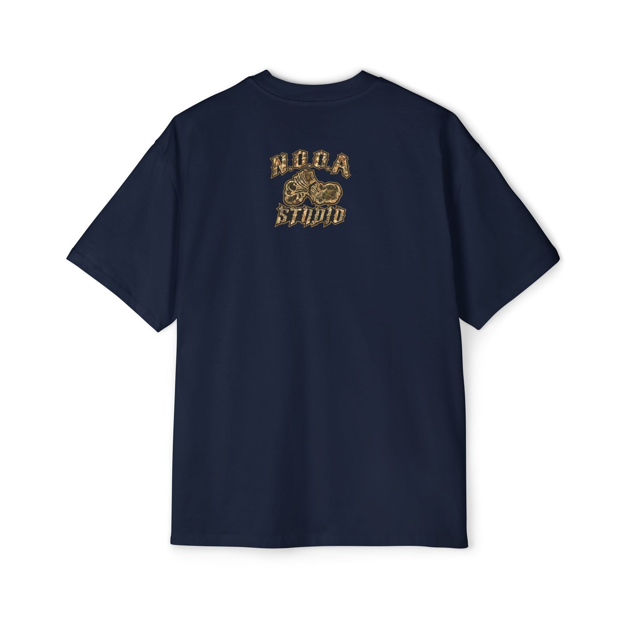 Men's Oversized Tee — Retro Hip-Hop Collage "Don't Let it Move" Graphic