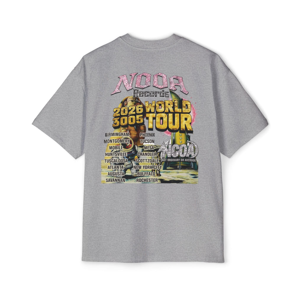 Vintage Space Tour T‑Shirt — "Nooa Studios 2026 World Tour" Graphic Tee
