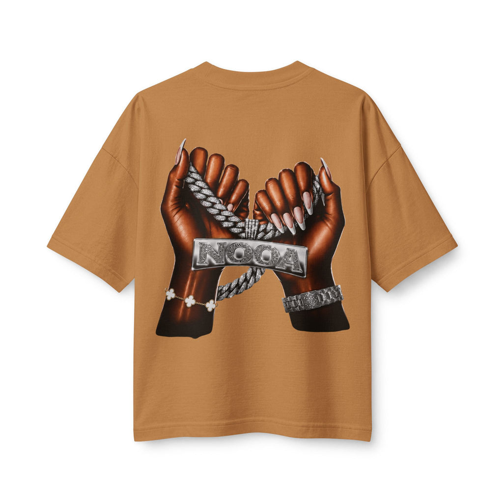 Curvy Silhouette & Bling Graphic Tee — NOGA NICKS Leopard Accent Women's T-Shirt