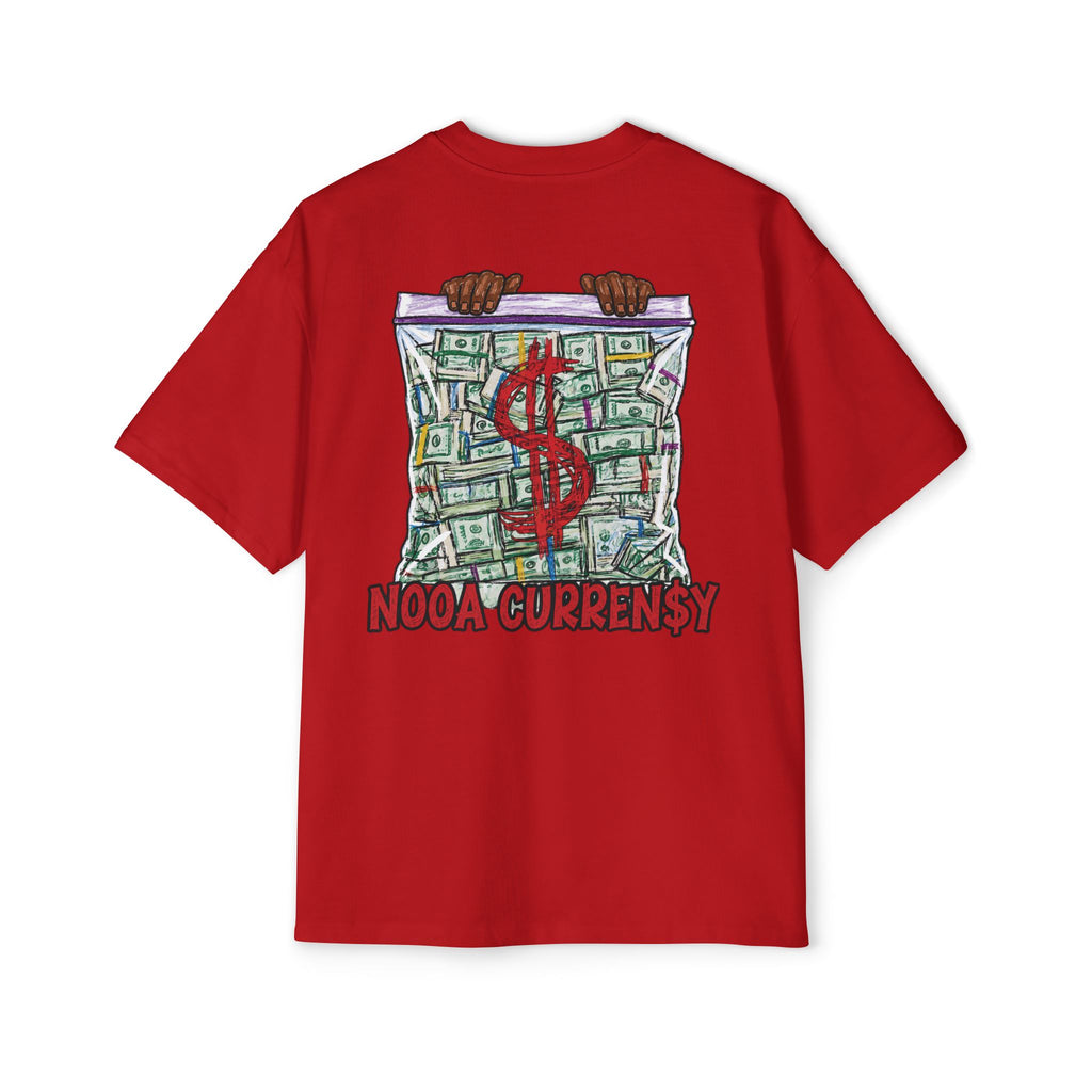 Money Bag Graphic Tee — "Nooa Currency" Oversized Men’s T-Shirt