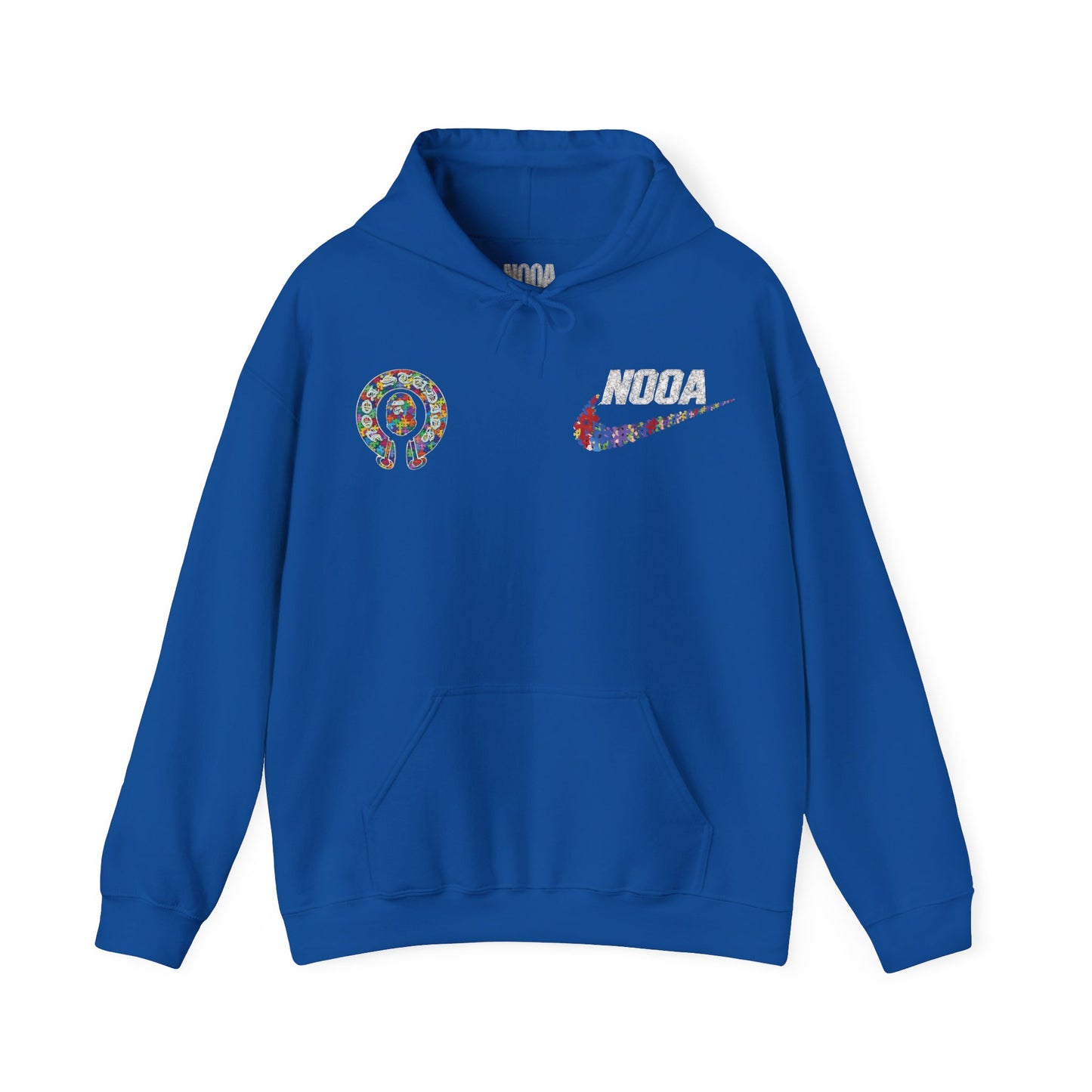 NOOA Floral Logo Hoodie - Colorful Nike Swoosh Pullover