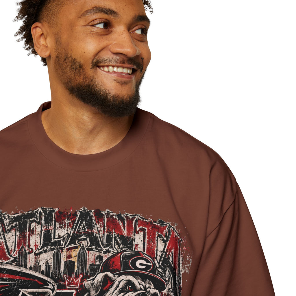 Atlanta Sports Graphic Tee - Falcons & Braves Vintage Mashup