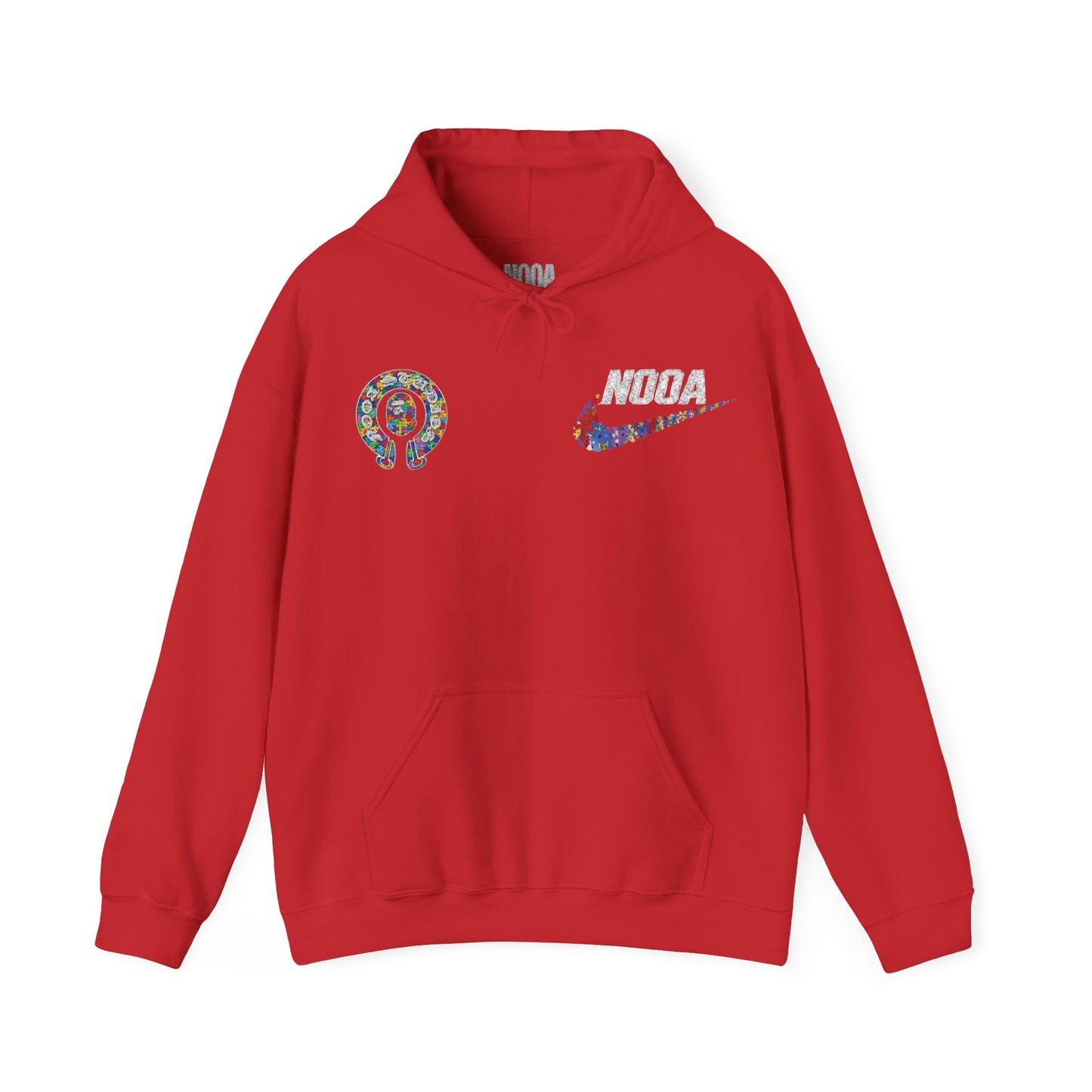 NOOA Floral Logo Hoodie - Colorful Nike Swoosh Pullover