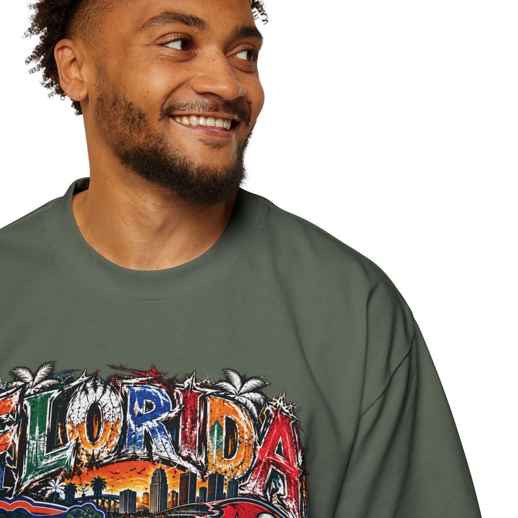 Florida Vintage Collage Tee — University of Miami Hurricanes Graphic Shirt