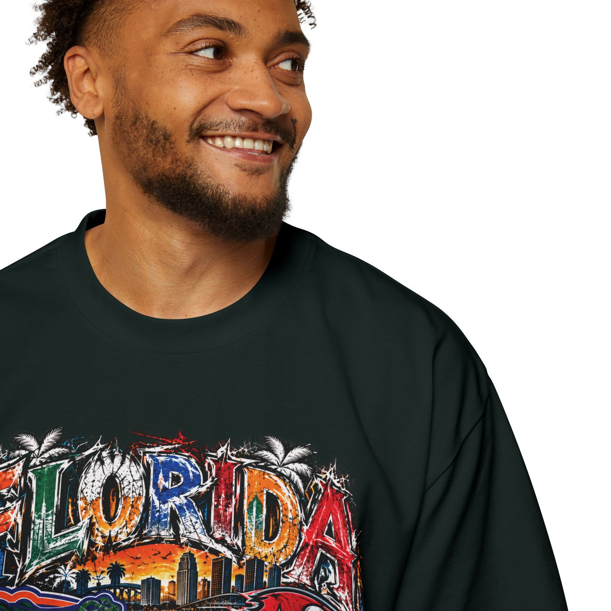 Florida Vintage Collage Tee — University of Miami Hurricanes Graphic Shirt