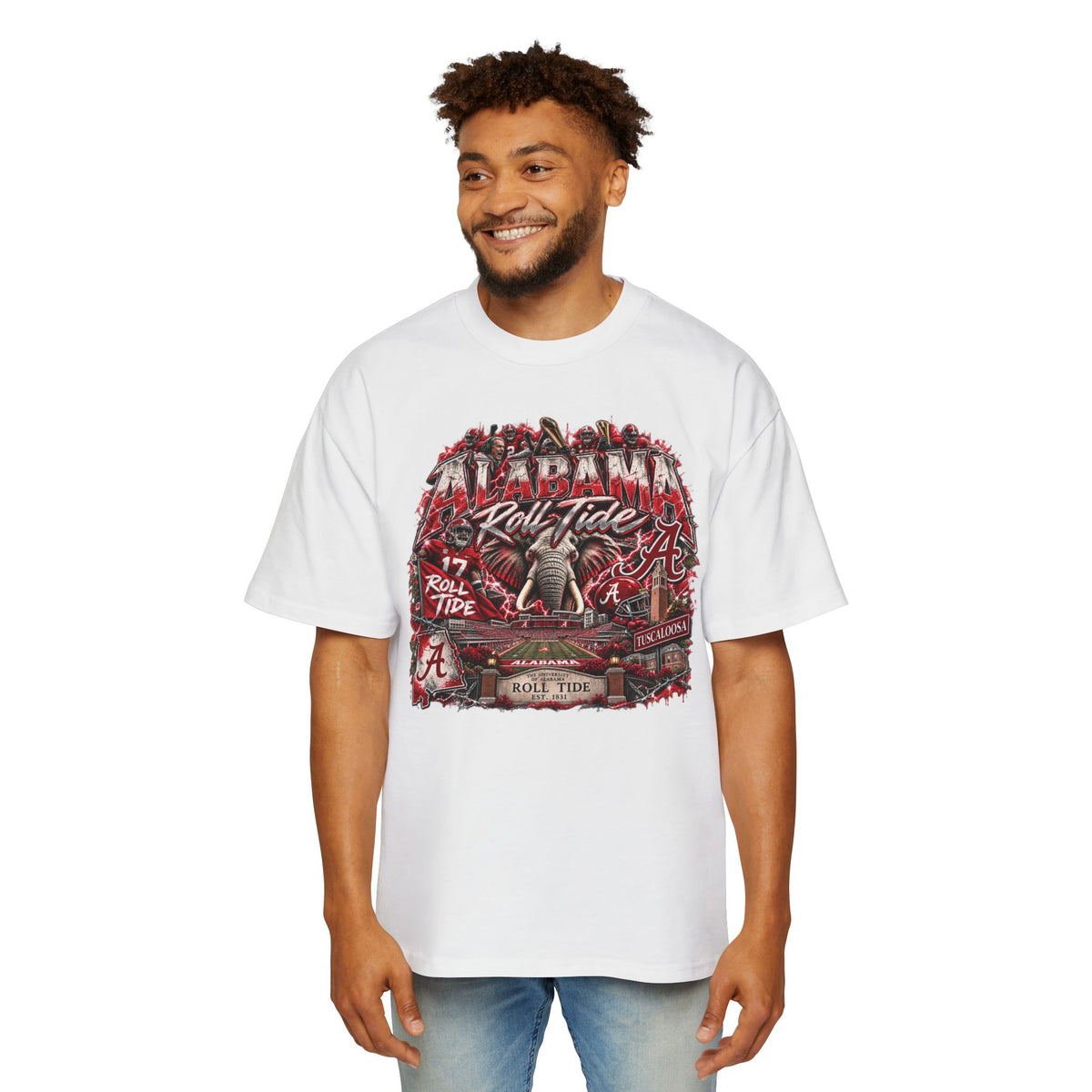 Alabama 'Roll Tide' College Football Tee