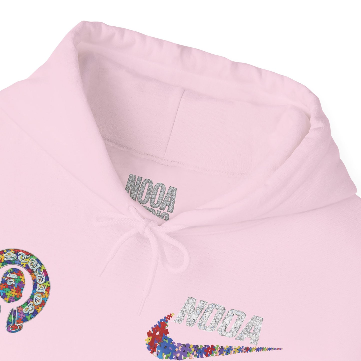 NOOA Floral Logo Hoodie - Colorful Nike Swoosh Pullover