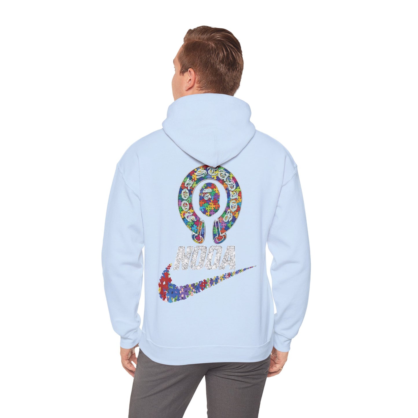 NOOA Floral Logo Hoodie - Colorful Nike Swoosh Pullover